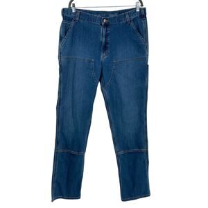 Carhartt 103329-H40 Relaxed Fit Rugged Flex Double Knee Jean Blue *38x34